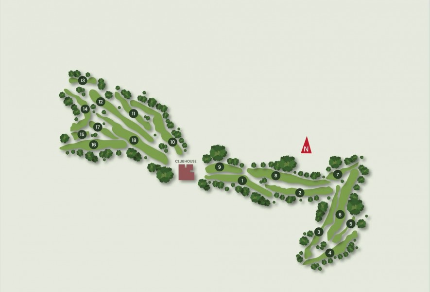 Plán hřiště | Golfové zájezdy, golfová dovolená, luxusní golf