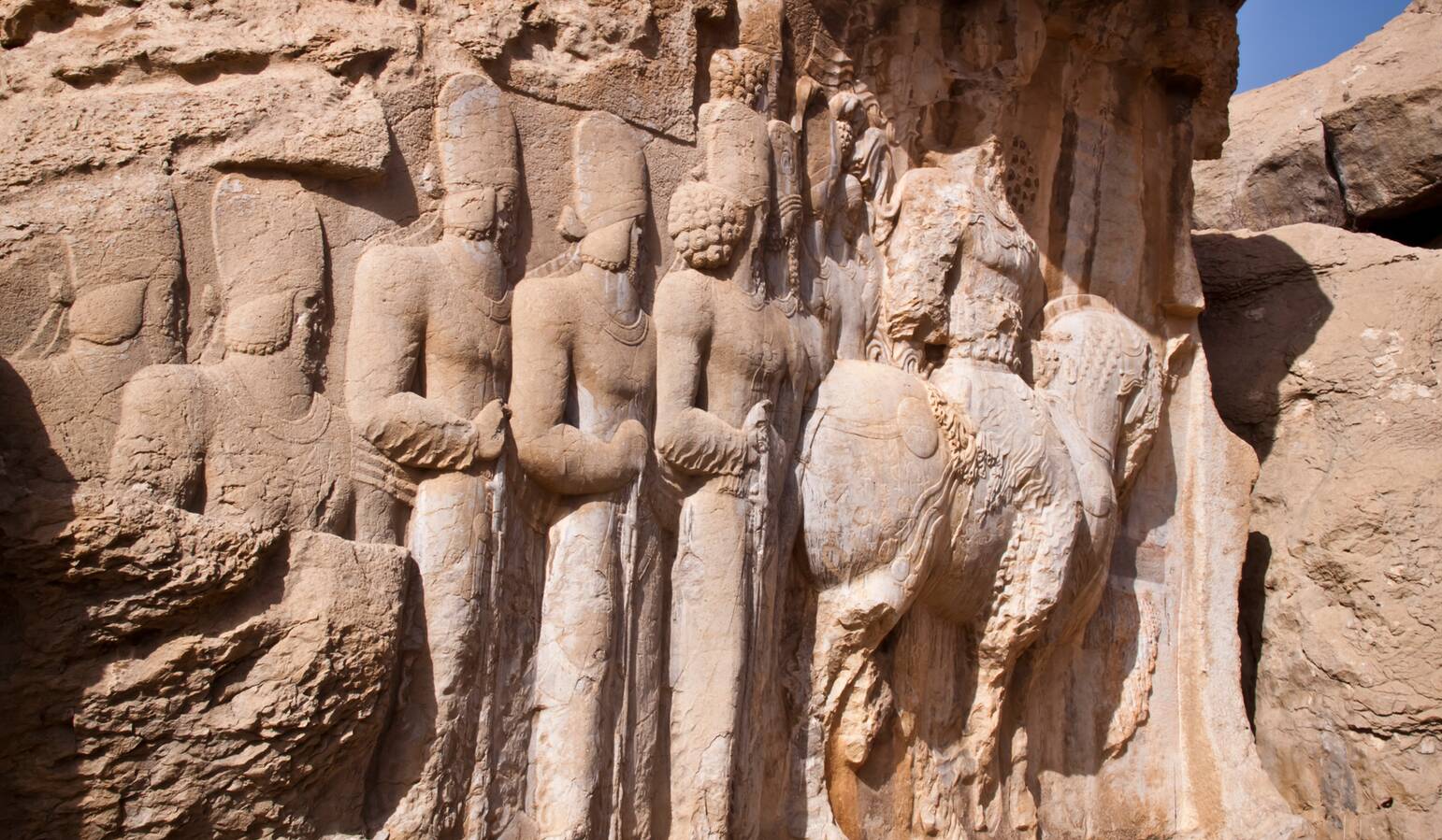 Persepolis - skalní reliéf Shapur