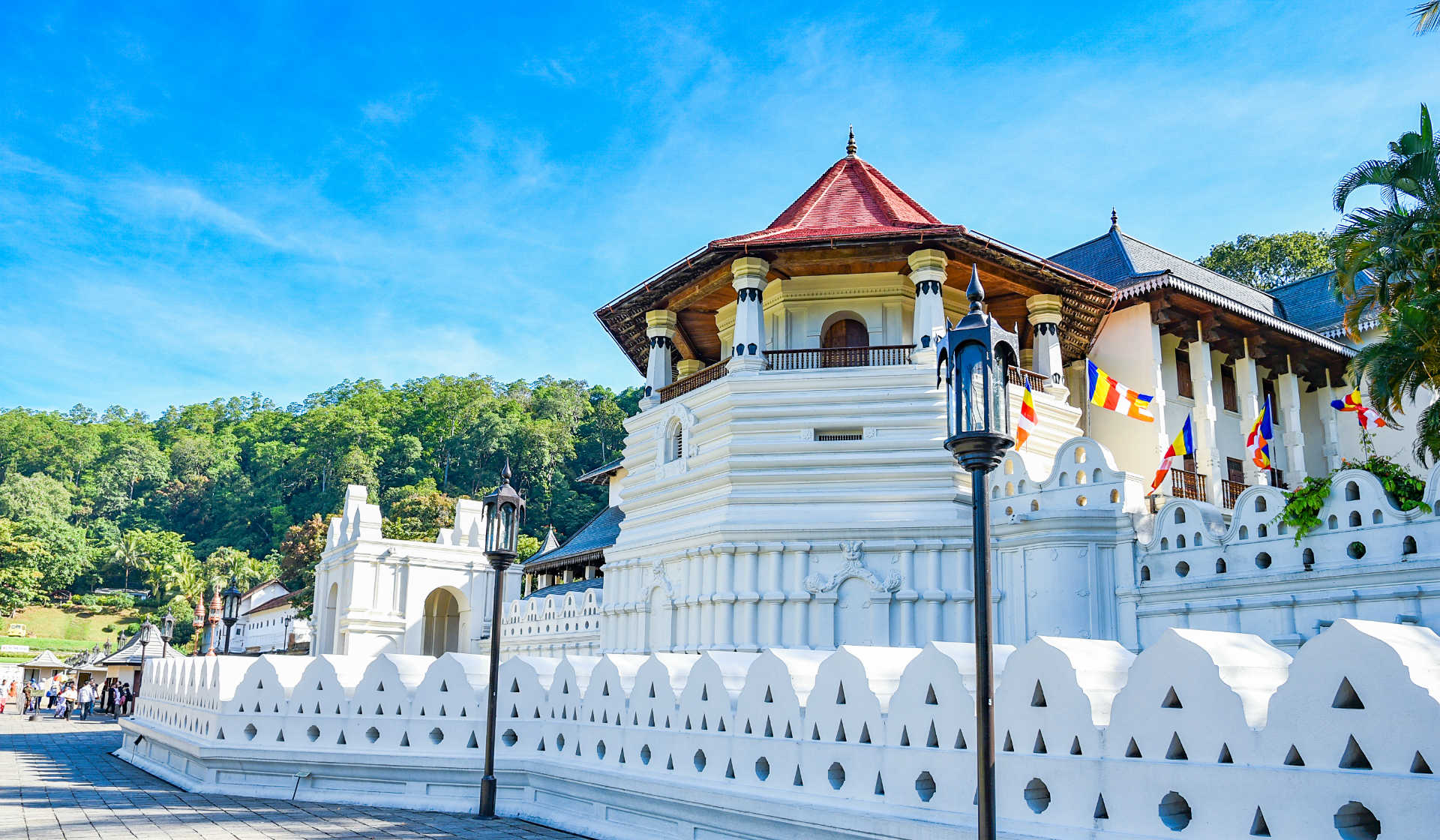 Srí Lanka - Kandy - chrám posvátného buddhova zubu