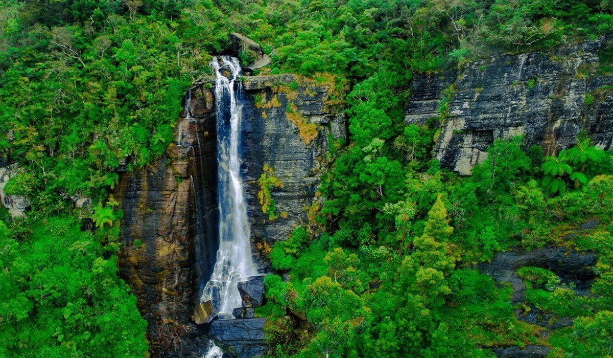 Srí Lanka - Nuwara Eliya - vodopád