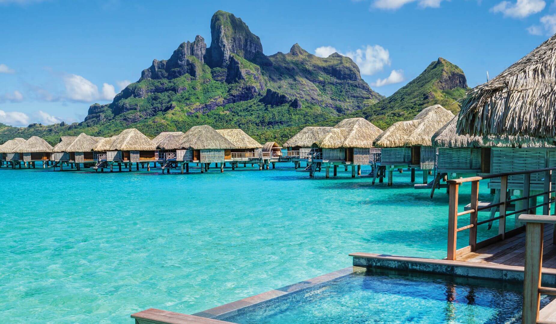 Francouzská Polynésie - ostrov Bora Bora - hotel Four Seasons