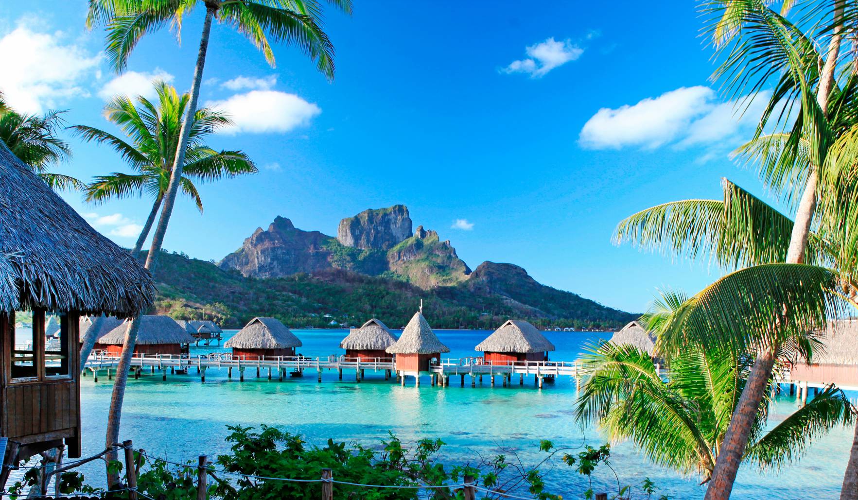 Francouzská Polynésie - ostrov Bora Bora - hotel Sofitel private island