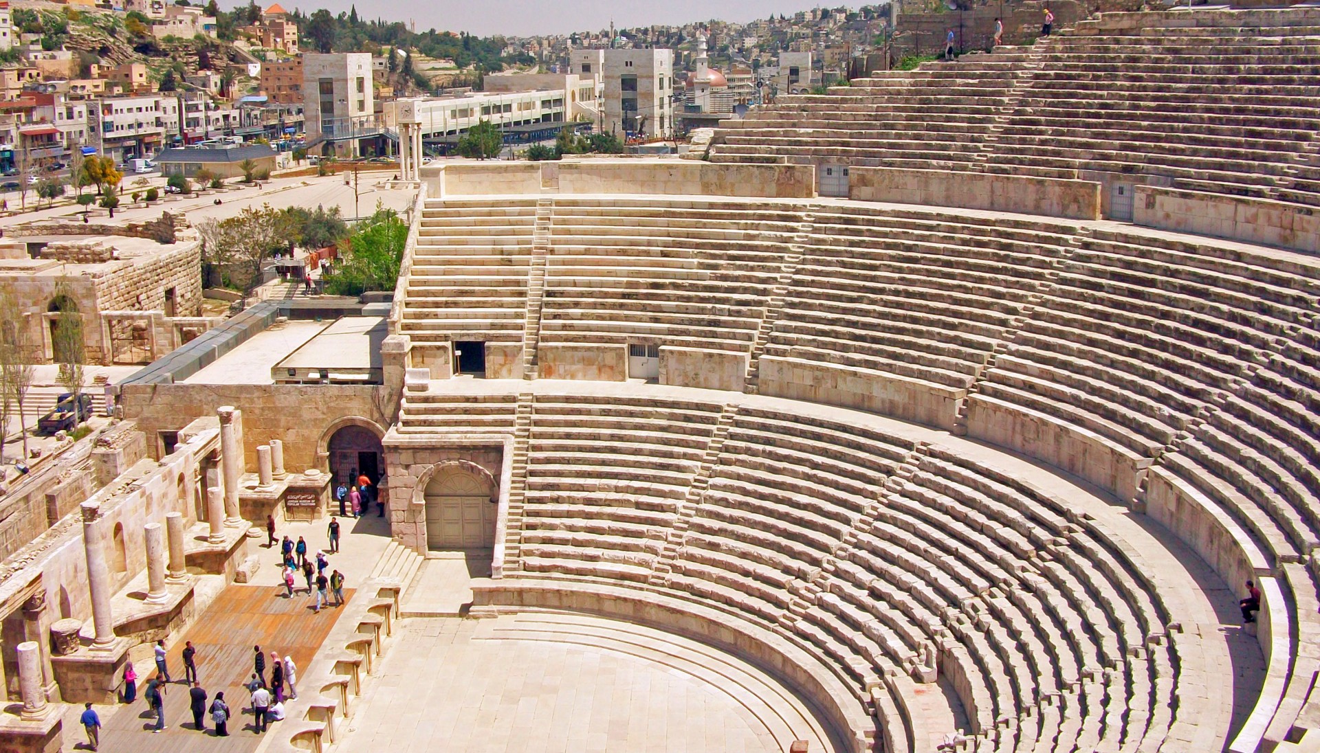 Jordansko - Amman - amfiteatr
