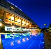 Amathus-Beach-Hotel-and-swimming-pool-by-night-2