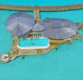 Maledivy - Soneva Jani - aerial